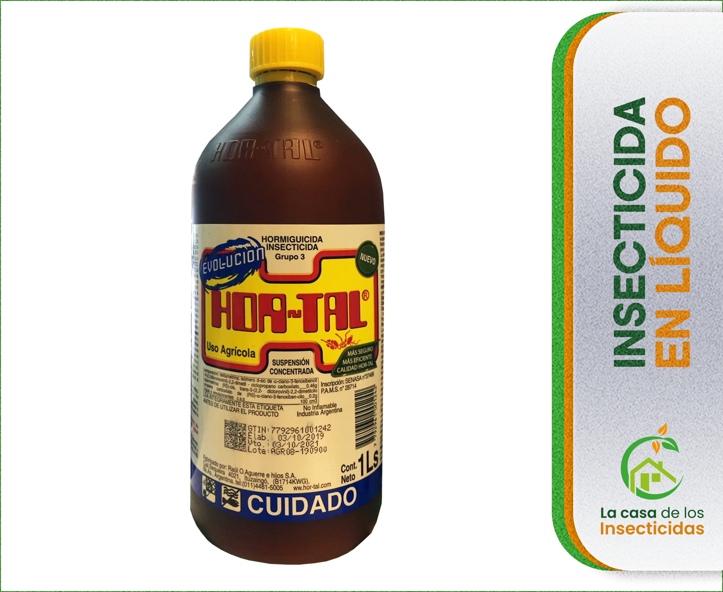 Hor-Tal 1 ltrs Hormiguicida Líquido control de hormigas